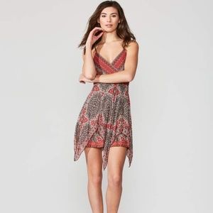 $226 NWOT Bailey 44 Women's Bandana Print Spaghetti Strap Mini Dress